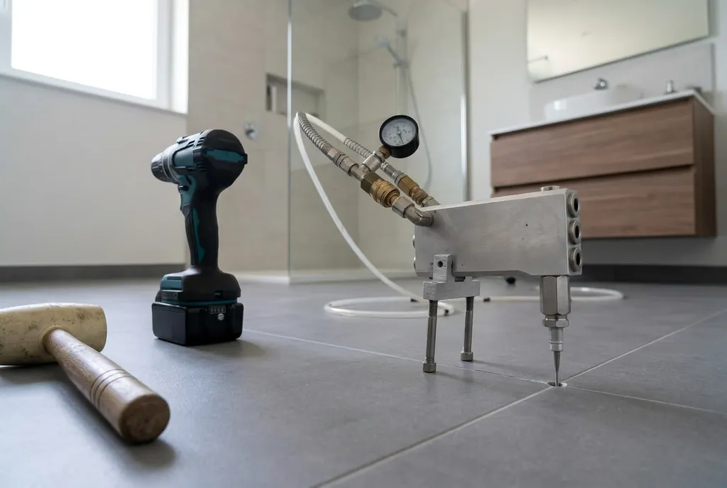 Kitbedrijf Austerlitz – holle tegels injecteren